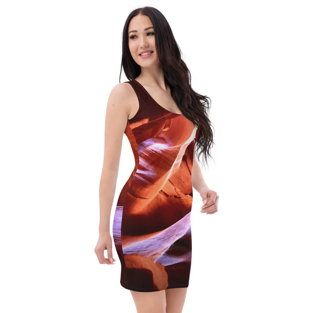 Celestial Tide Bodycon Dress