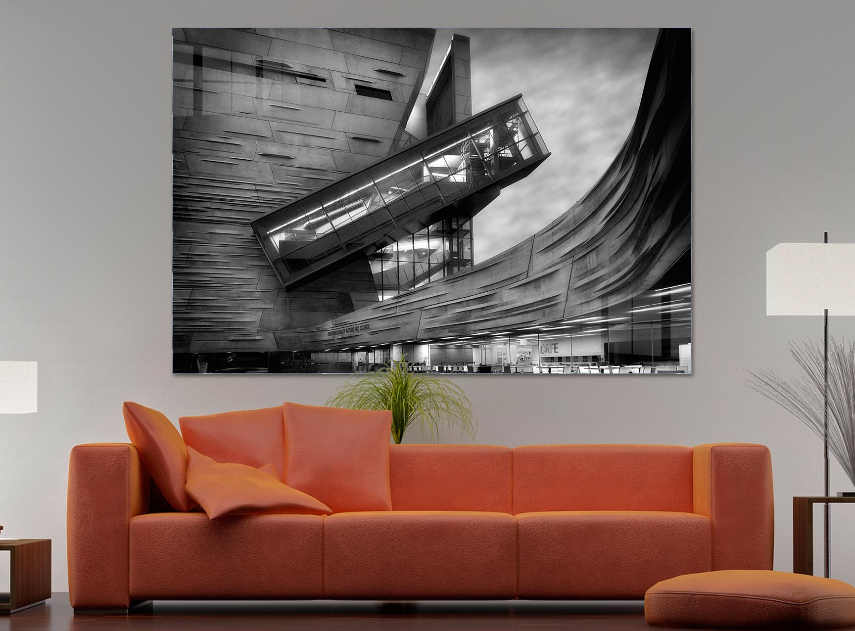 Large format fine art photograph of The Perot Museum Dallas