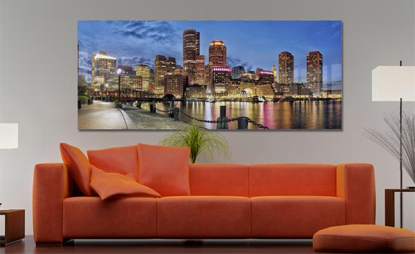 Boston Skyline Evening |  Boston Massachusetts