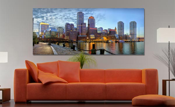 Boston Skyline Sundown |  Boston Massachusetts