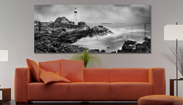 Sepia Lighthouse Portland Head |  Portland Maine