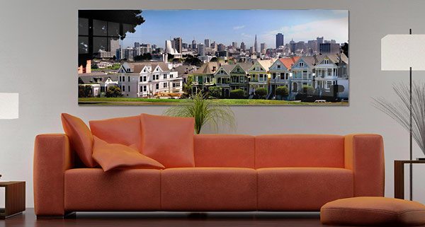 Skyline from Alamo Square | Alamo Square San Francisco California