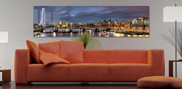 London Eye Skyline | Waterloo Bridge London UK