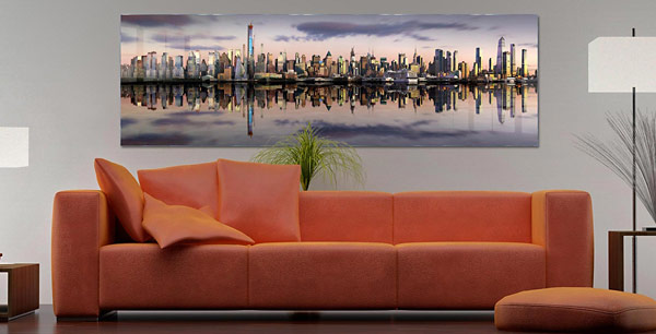 New York Skyline with Reflection |  New York New York