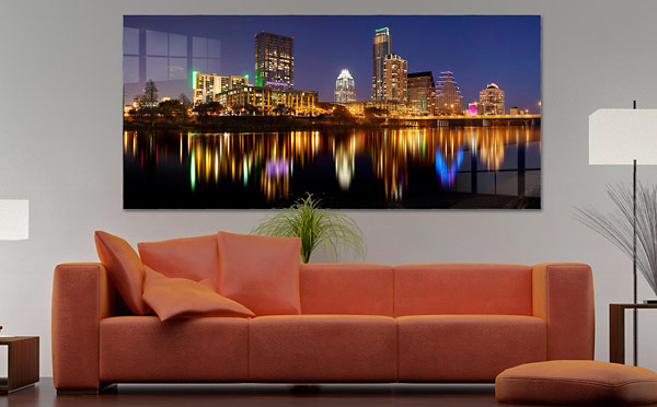 Skyline over Ladybird Lake |  Austin Texas