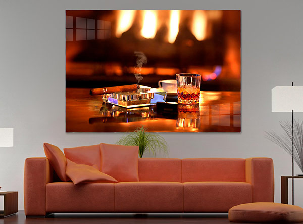 Cigar and Whiskey |   Still Life