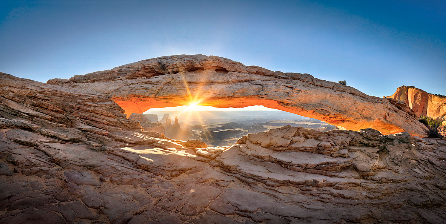 Mesa Arch Sunrise Large Format Photograph