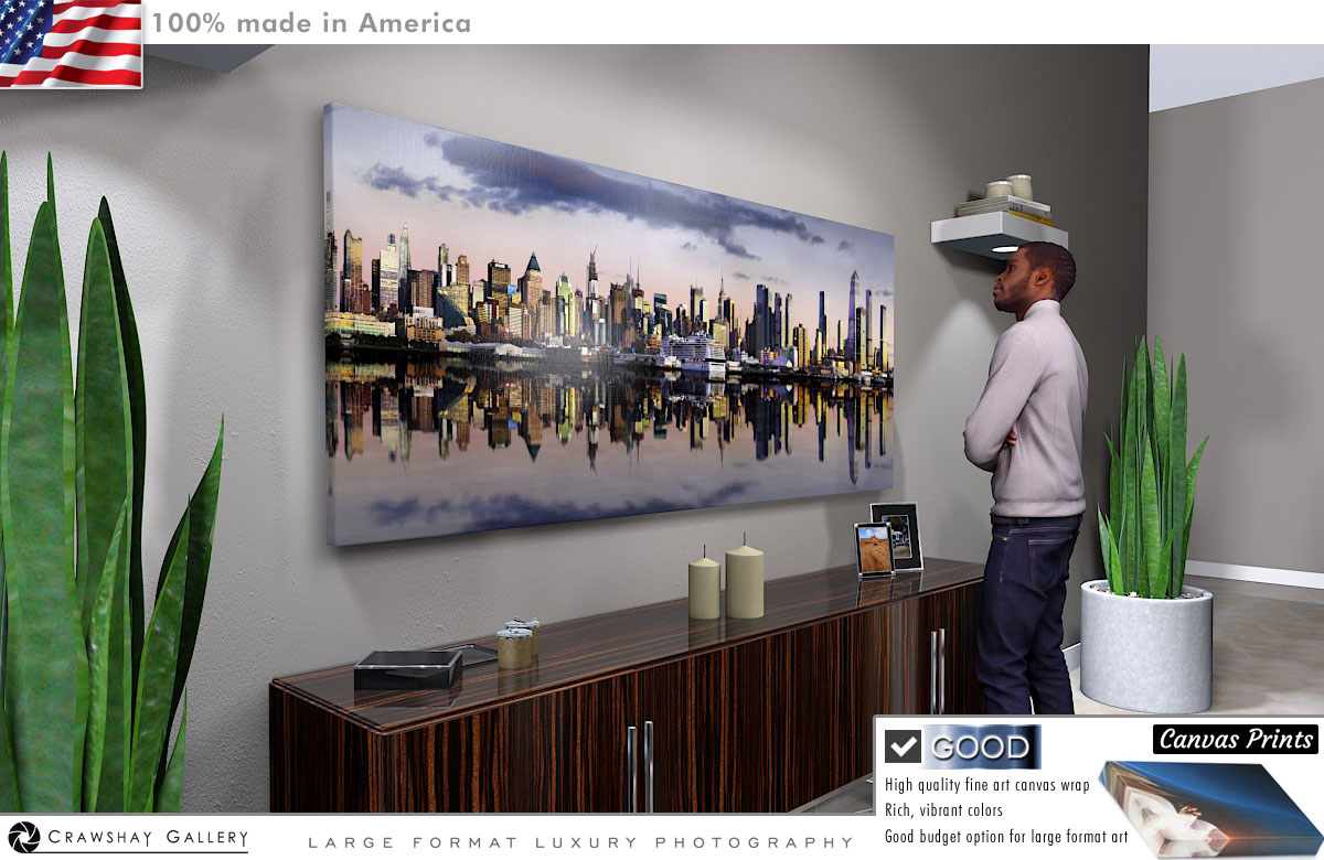 Canvas Print of New York Skyline Photograph