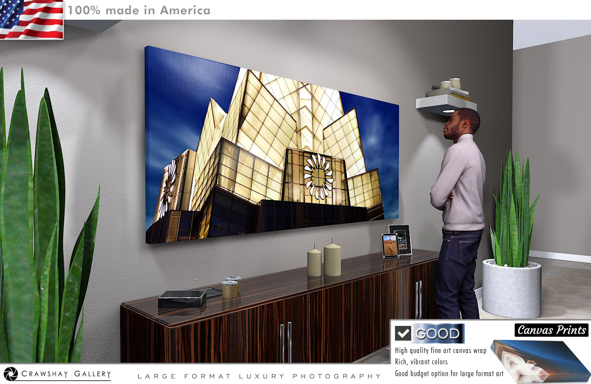 Canvas Print of The Frost Bank Tower Austin Texas