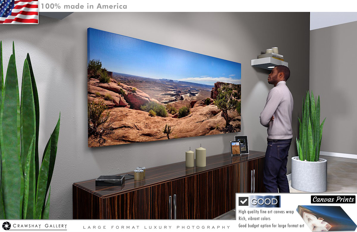 Canvas Print of Canyonlands - Green River