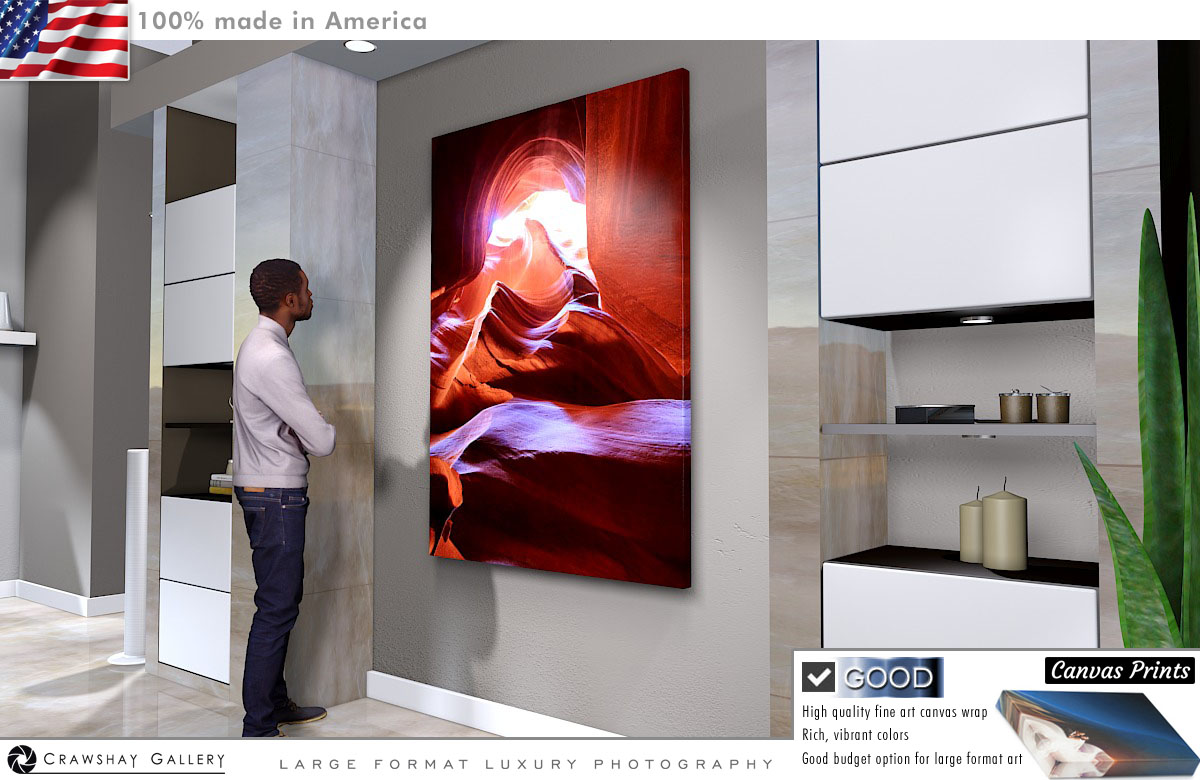Canvas Print of Antelope Canyon