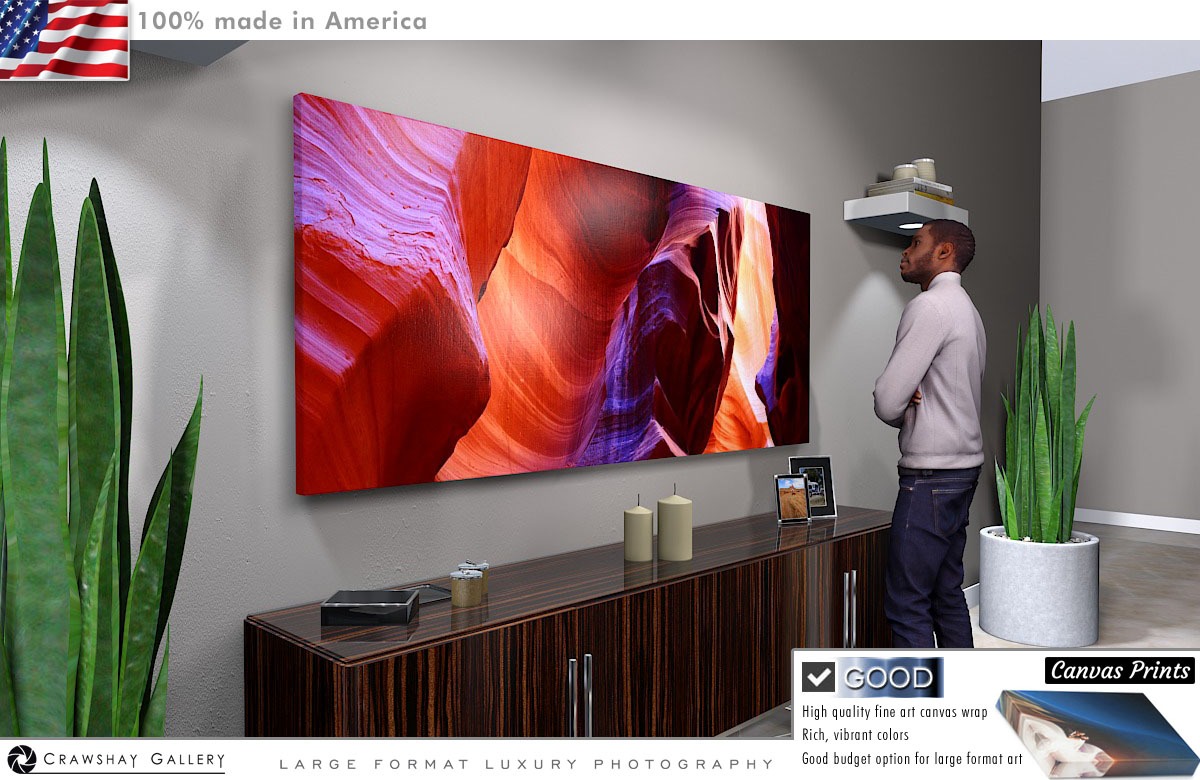 Canvas Print of Antelope Canyon