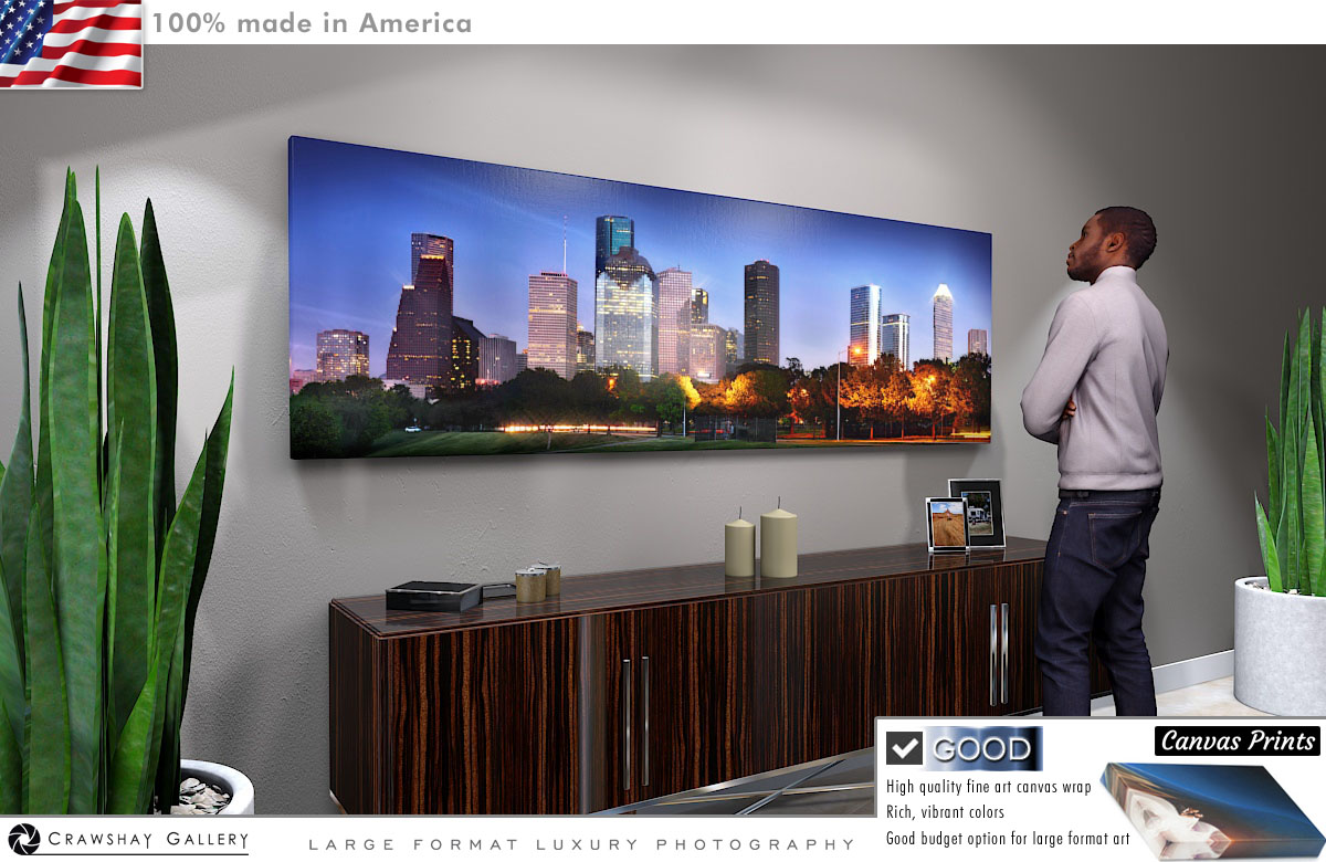 Canvas Print of Houston Texas Skyline