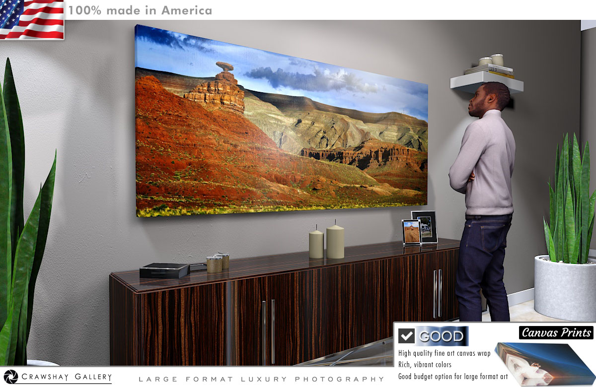 Canvas Print of Mexican Hat