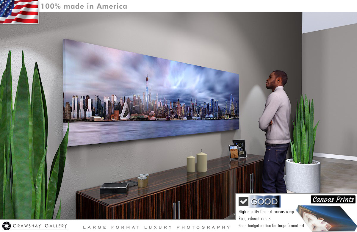 Canvas Print of New York City Skyline Panorama