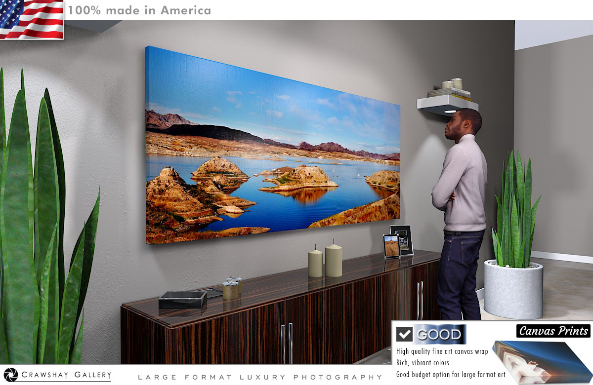 Canvas Print of Las Vegas Bay