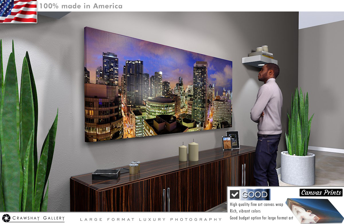 Canvas Print of Toronto City Scene