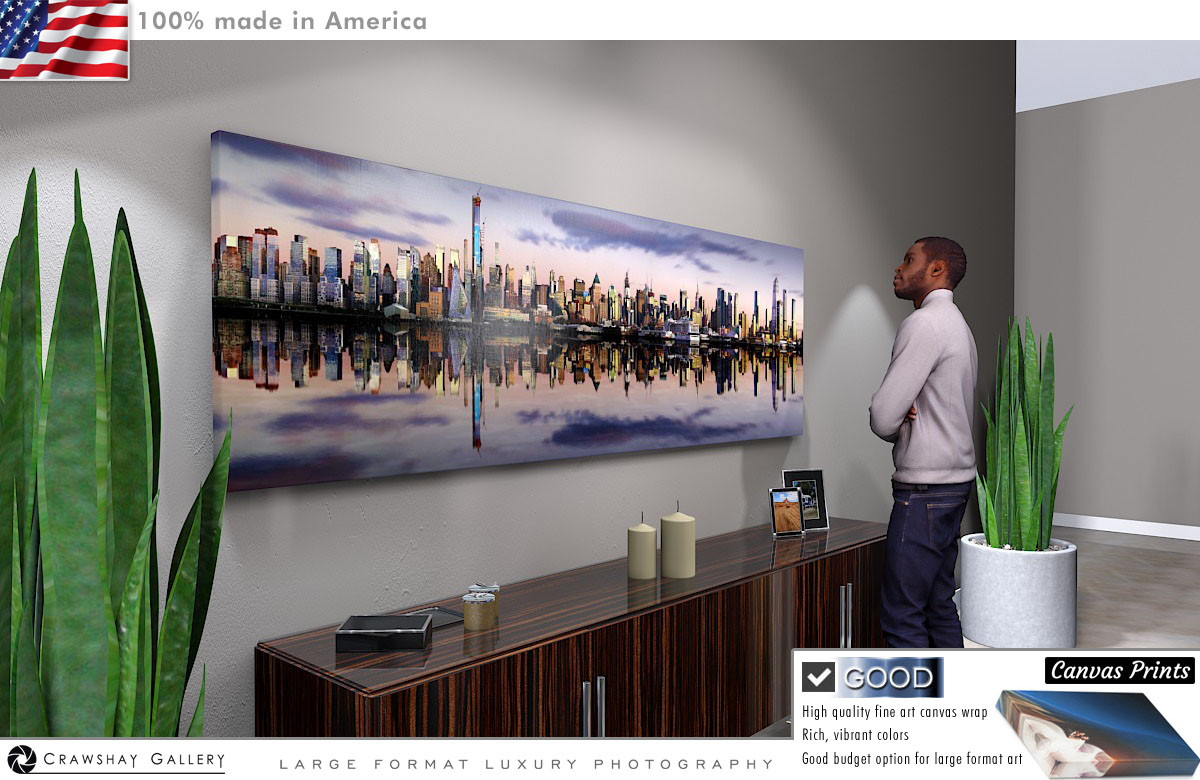 Canvas Print of New York Skyline Panorama