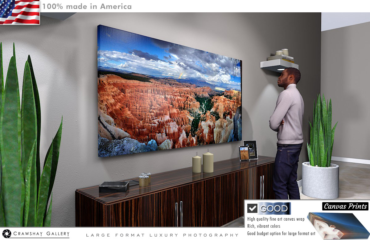 Canvas Print of Bryce Canyon Panorama