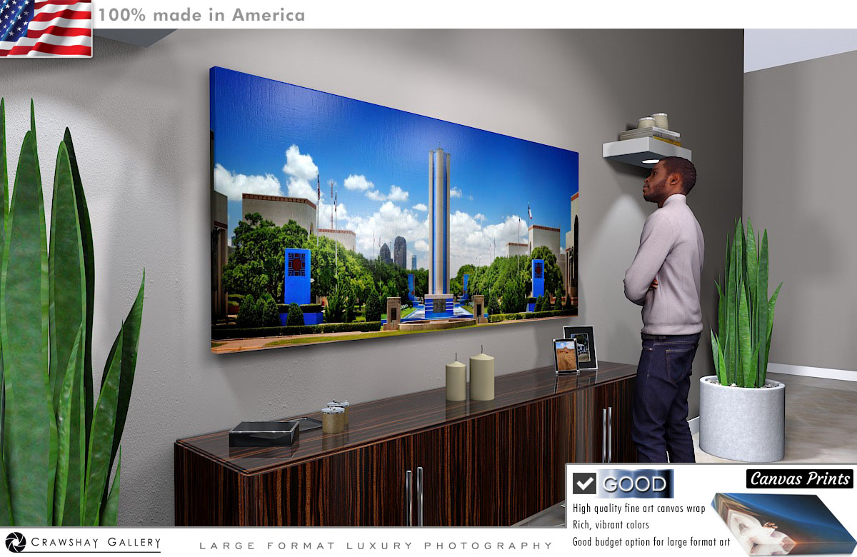 Canvas Print of Dallas Fair Park Photography