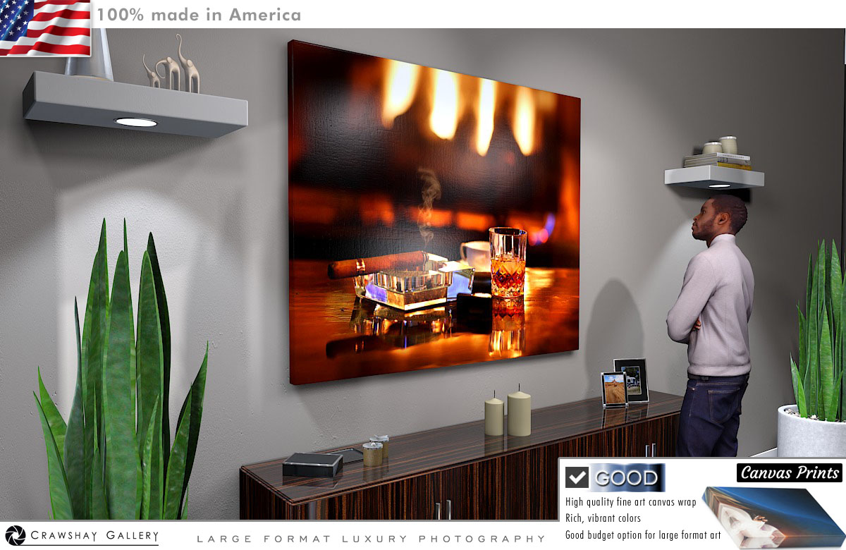Canvas Print of Awesome for the Man Cave