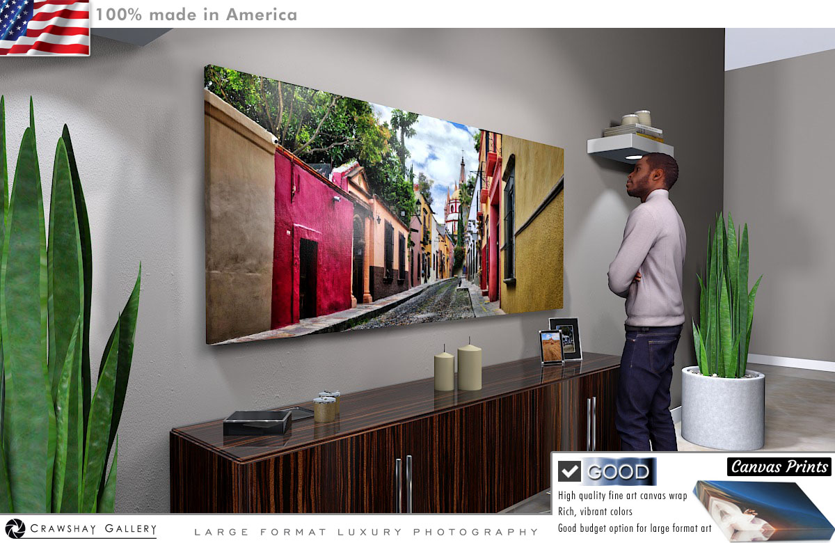 Canvas Print of Aldama Street San Miguel Photograph