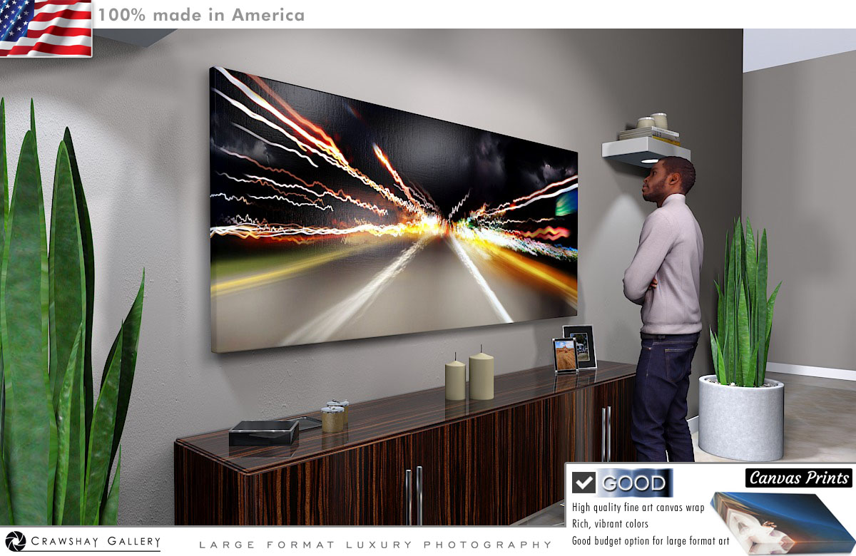 Canvas Print of Abstract Light