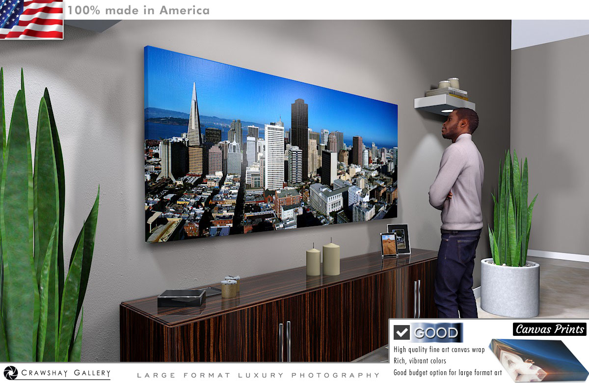 Canvas Print of San Francisco Skyline