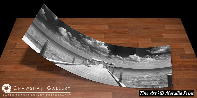 Fine Art Print of City Pier Before the Storm