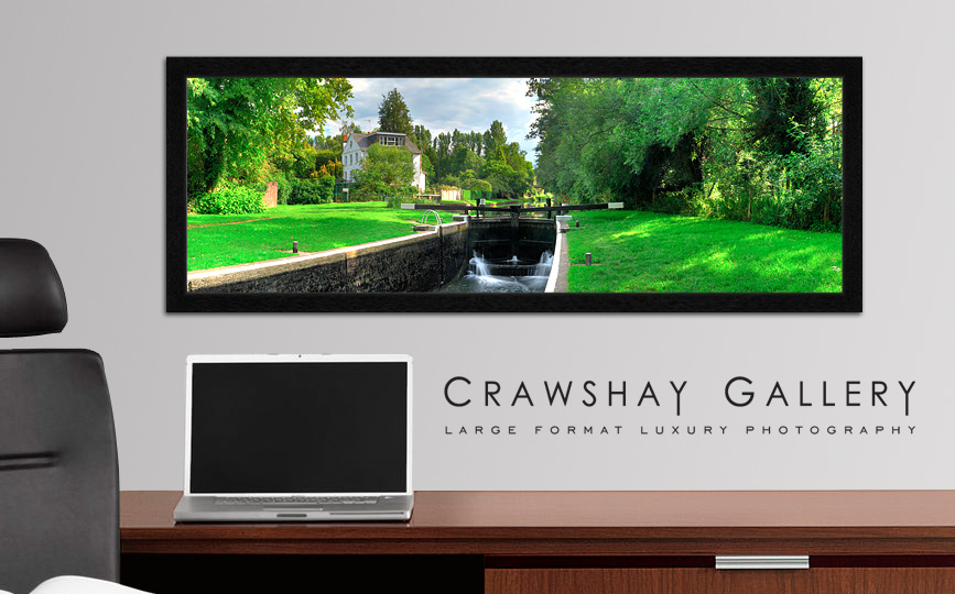 Framed Photograph Classic English Scene Guildford Surrey