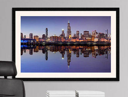 Chicago Skyline Panorama Gigapixel