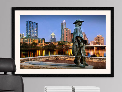 Stevie Ray Vaughan & Austin Skyline