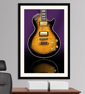 Gibson Les Paul Large Format Photograph