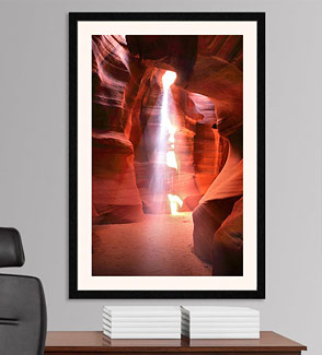 Antelope Canyon Light Shaft