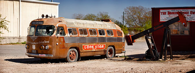 Broken Bus 2 | Classic Vintage Bus |  Austin Texas