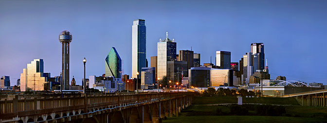 Dallas Evening | Skyline Downtown |  Dallas Texas