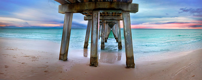 Infinity | Beach Pier Sunset | Naples Pier Naples Florida