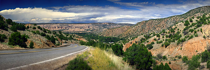 The Road To Chimayo | Desert Road |  Chimayo New Mexico