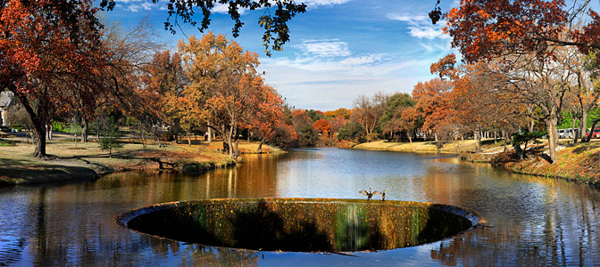 Turtle Creek Fall | Lakeside Park in Fall | Highland Park Dallas Texas
