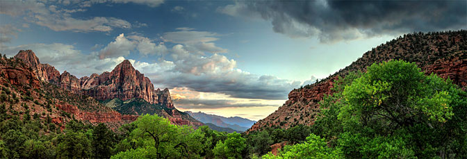 Zion (Classic2) | Zion Canyon Sunset | Zion National Park  Utah