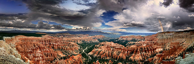 Terracotta Army  | Bryce Canyon with Rainbow | Bryce Canyon  Utah