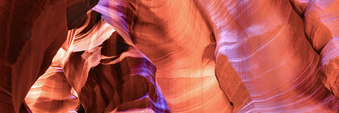 Lips without a face | Panoramic Colorful Canyon | Antelope Canyon Page Arizona