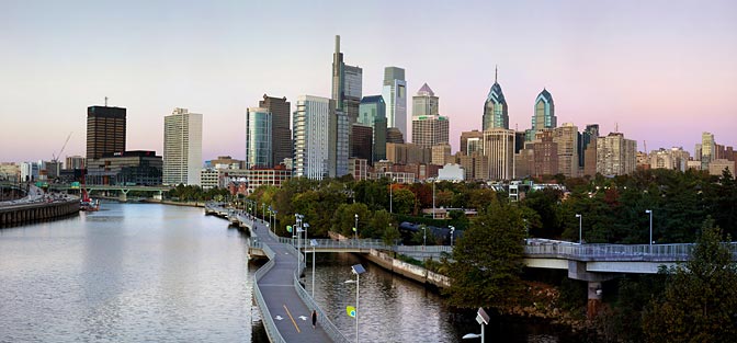 Philly Days | Evening Skyline |  Philadelphia Pennsylvania
