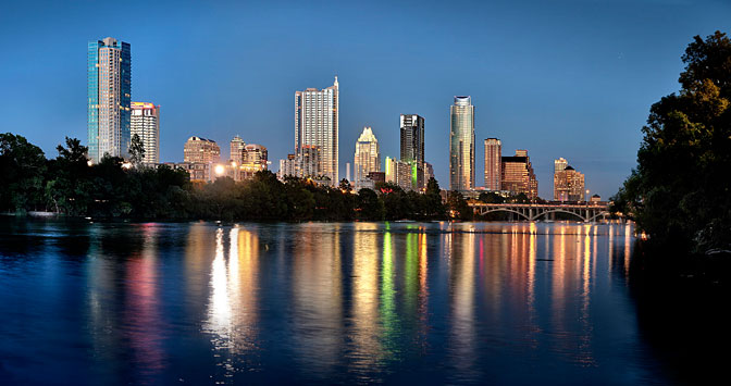Reflections | Reflection Skyline |  Austin Texas