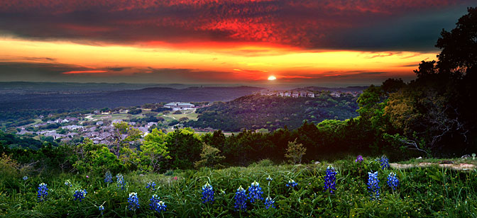 Riverplace Blues | Hillcountry Sunset |  Austin Texas