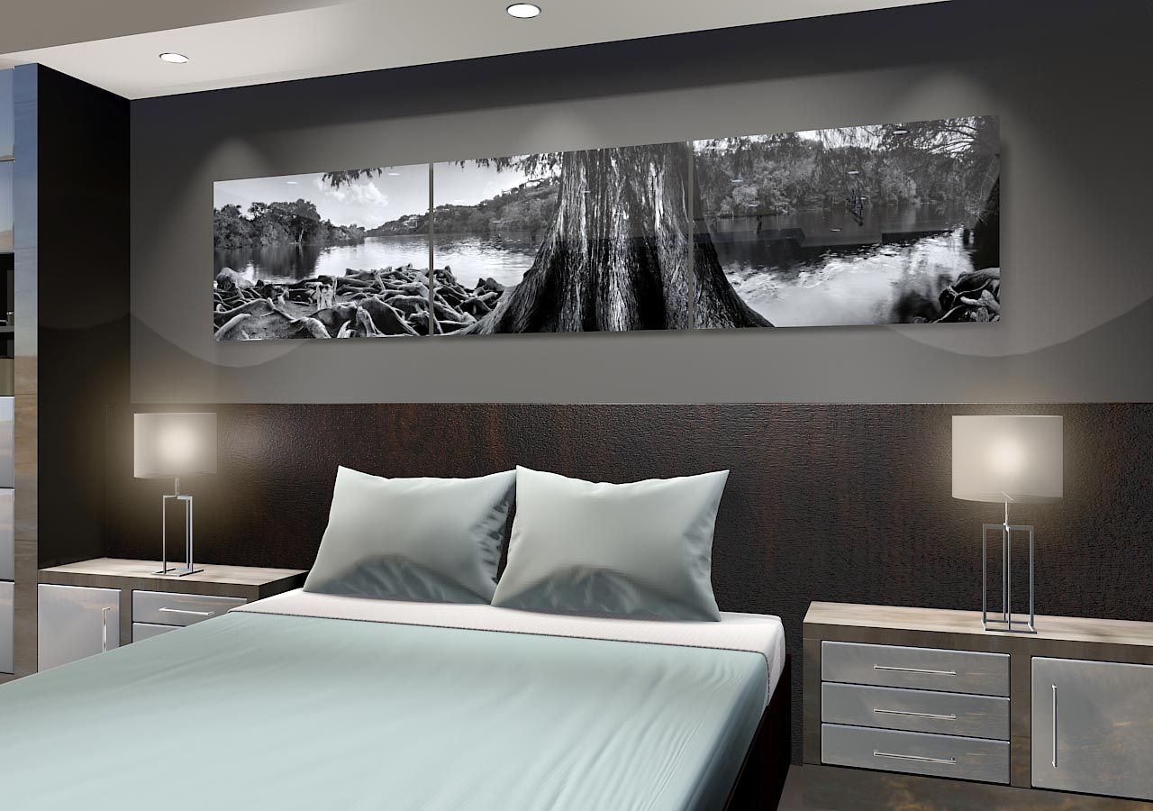 Enchanted Forest Black and White