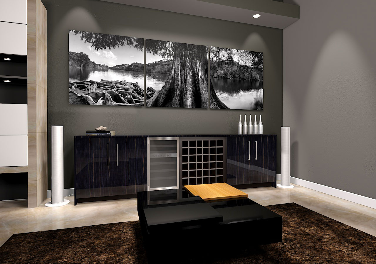 Enchanted Forest Black and White